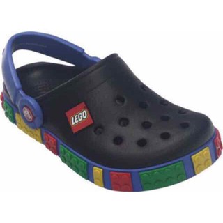Dép sục Croc-Legô cho bé màu đen- tặng 2jibit