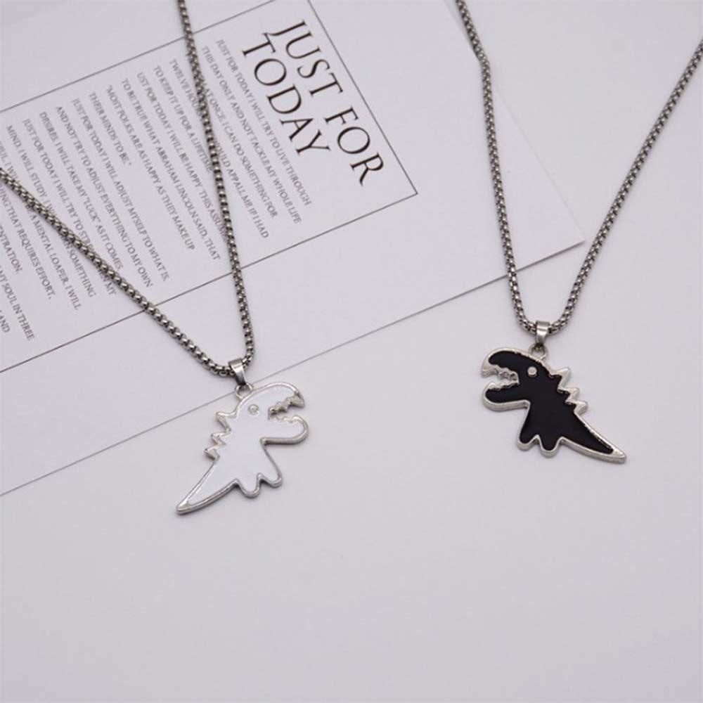 MXGOODS Vòng cổ Kim Loại Mặt Khủng Long Dễ Thương Thời Trang Cho Nam