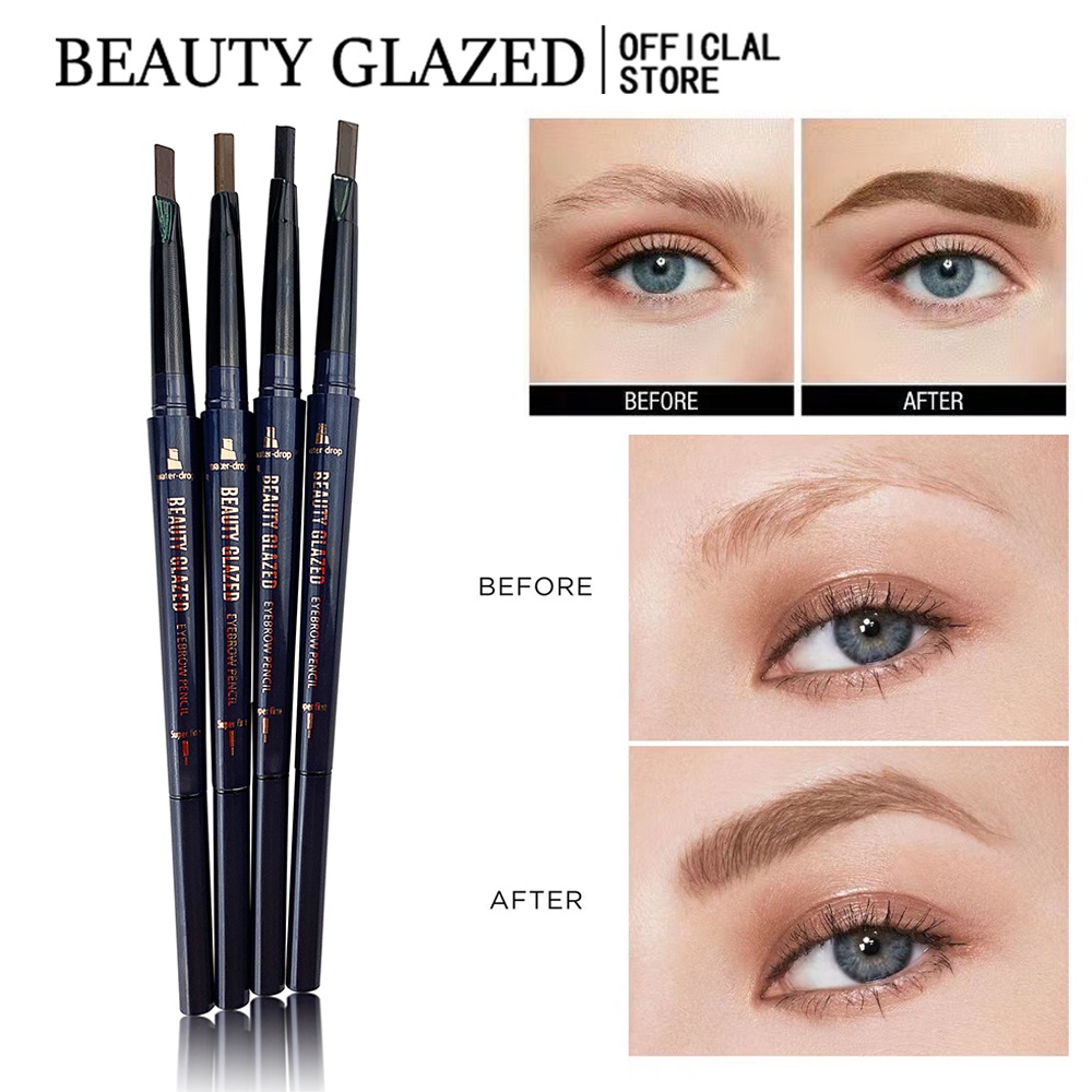 Chì kẻ lông mày BEAUTY GLAZED bền màu không thấm nước với 4 màu tùy chọn