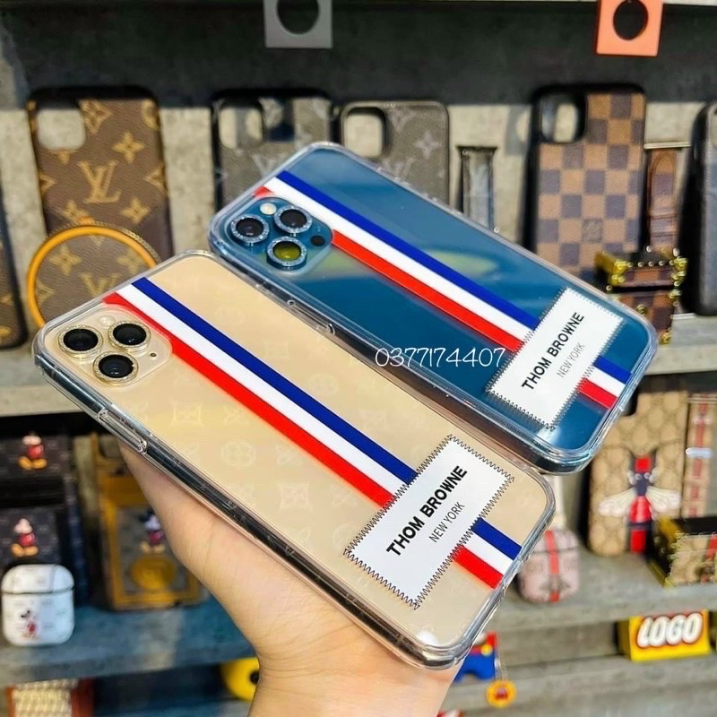 Ốp lưng LikGus Thom Browne iPhone13 Pro Max, 13, 12 Pro Max, 11, 11 Pro Max, XS Max, XS in huy hiệu New York sang trọng | BigBuy360 - bigbuy360.vn