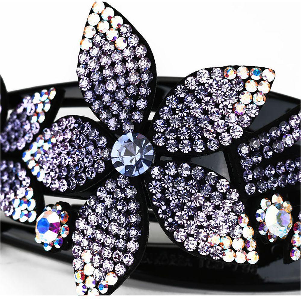 Kẹp Tóc Đuôi Ngựa Ba Răng Phong Cách Vintage Cho Nữ Giá Đỡ