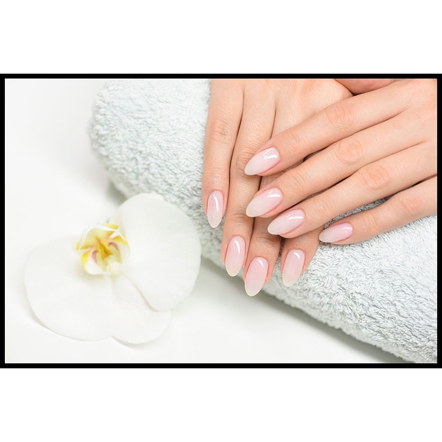 Decal dán kiếng dán tường cao cấp trang trí phòng nail beauty salon nhiều mẫu và kích thước