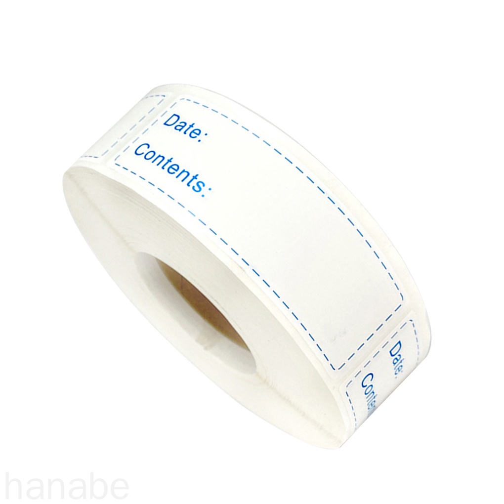Cuộn 150 Nhãn Dán Ghi Ngày Tháng Dùng Để Bảo Quản Thực Phẩm Trong Tủ Lạnh