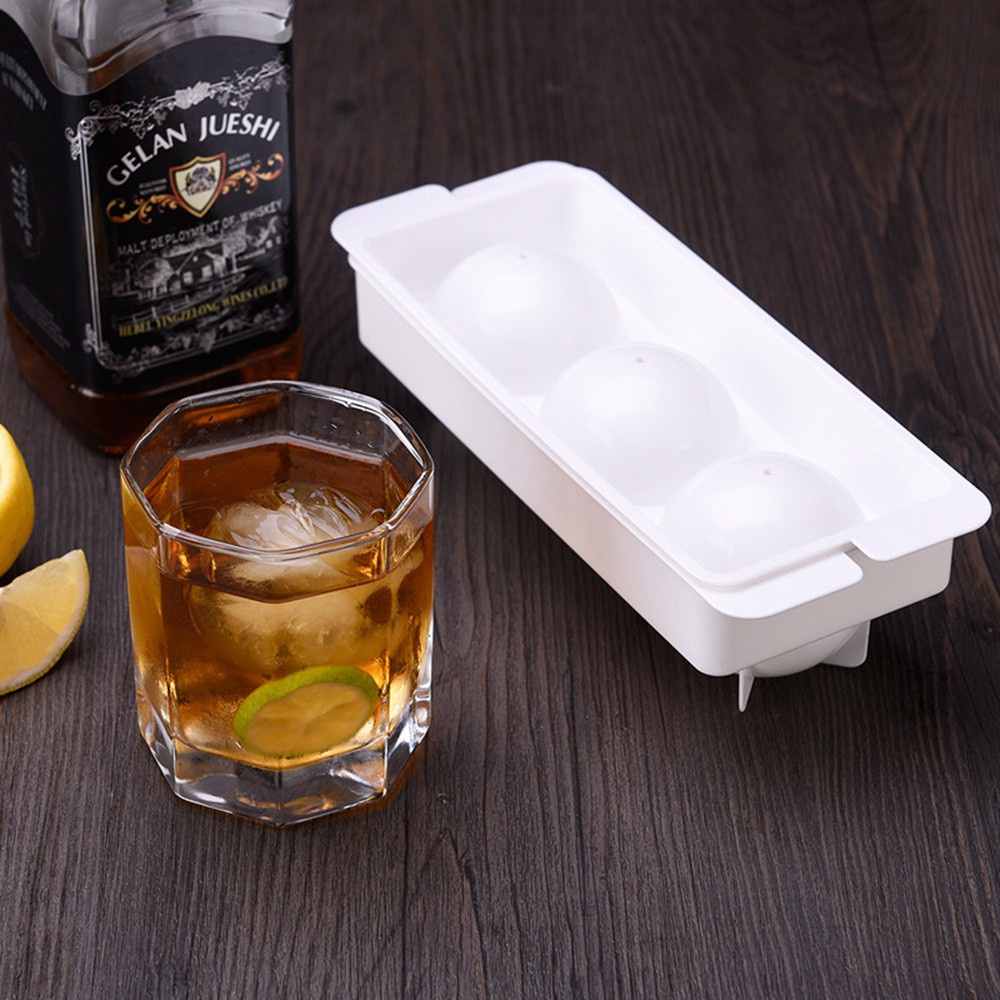 Khuôn Silicone Cấp Thực Phẩm Làm Đá Hình Tròn An Toàn