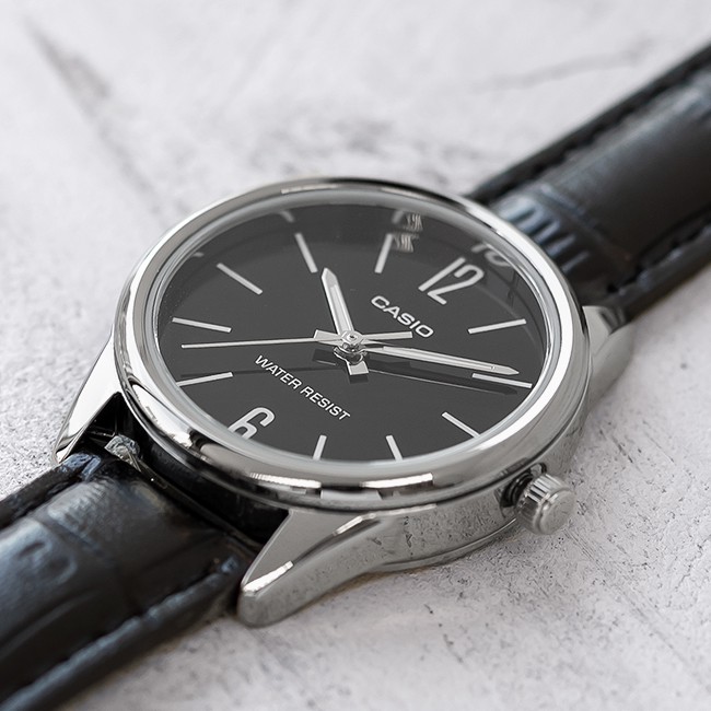 Đồng hồ nữ dây da Casio chính hãng LTP-V005L-1BUDF