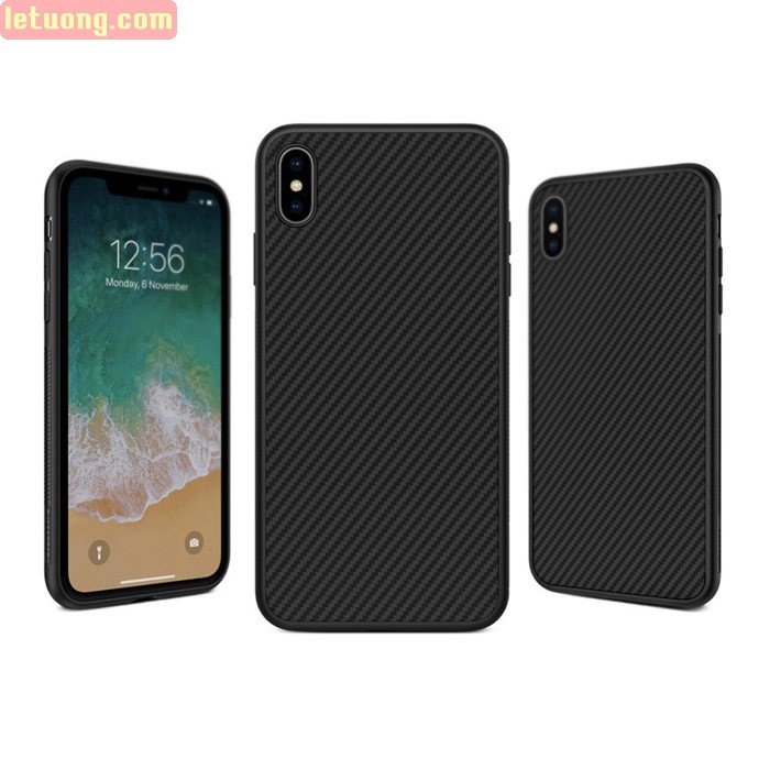 Ốp lưng iPhone Xs Max Nillkin Fiber sợi Carbon siêu bền