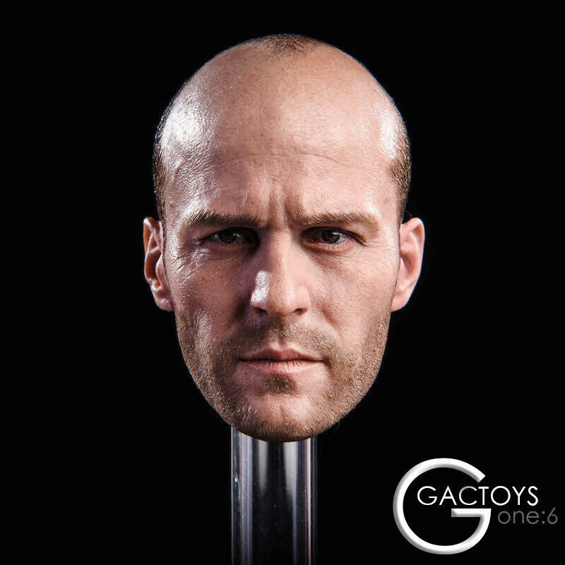 Mô hình đầu nhân vật Jason Statham GACTOYS GC023 tỷ lệ 1/6 12''