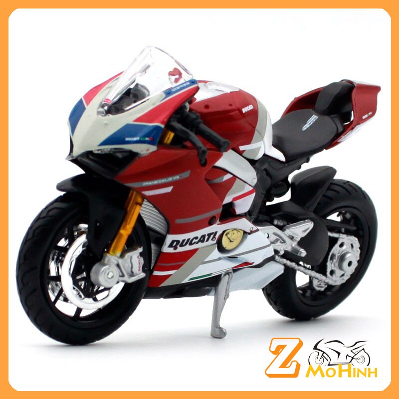 XE MÔ HÌNH MOTO Siêu xe DUCATI Panigale V4 S Corse - MAISTO tỷ lệ 1:18