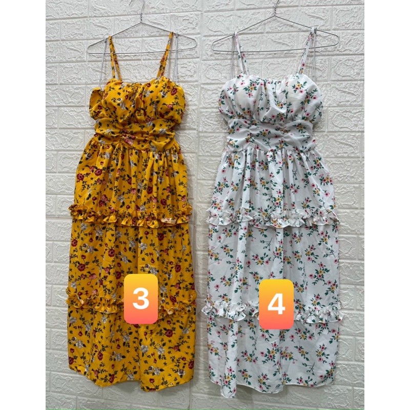 Đầm maxi hoa hai dây bo ngực siêu đẹp - hình thật | BigBuy360 - bigbuy360.vn
