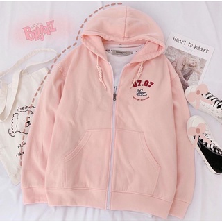 Áo Khoác Thêu 0707 Có Khóa Kéo Vải Nỉ Ngoại Siêu Đẹp - Shop3nunisex