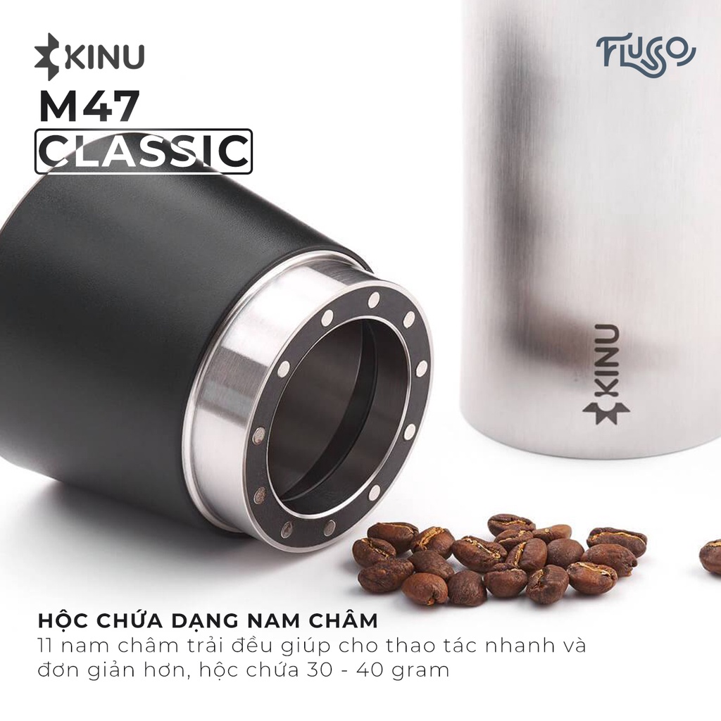 Cối xay cà phê Kinu M47 Classic (Bảo hành chính hãng 12 tháng)