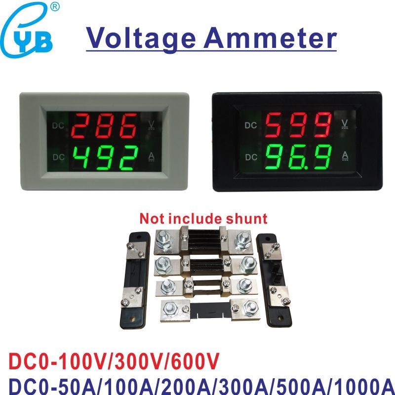Mô Đun Vôn Kế Dc 0-50a 100a 200a 300a 500a Dc 0-100v 300v 600v