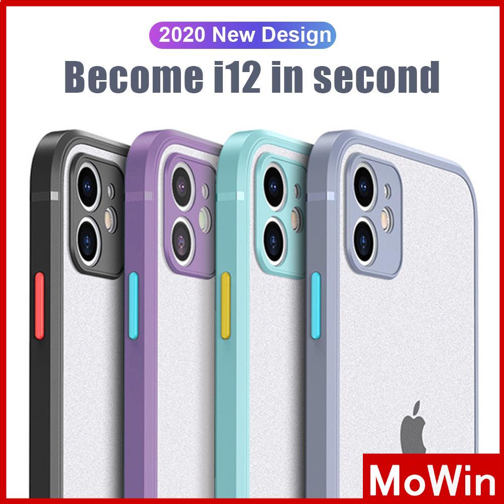 Ốp điện thoại cứng mặt nhám trong suốt cho iPhone 12 8 7 XR 8 Plus 11 XS SE Pro 7 Plus SE 2020 | BigBuy360 - bigbuy360.vn