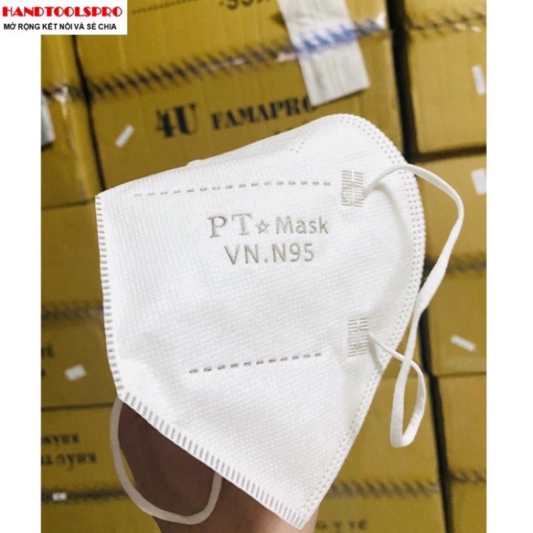 [COMBO 5 HỘP] KHẨU TRANG VN.N95 ĐẠT CHUẨN FDA CHÍNH HÃNG