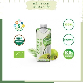 Nước Dừa Đóng Hộp Cocoxim Dung Tích 330ml/Hộp -Nước Dừa Tươi -  Giải Khát