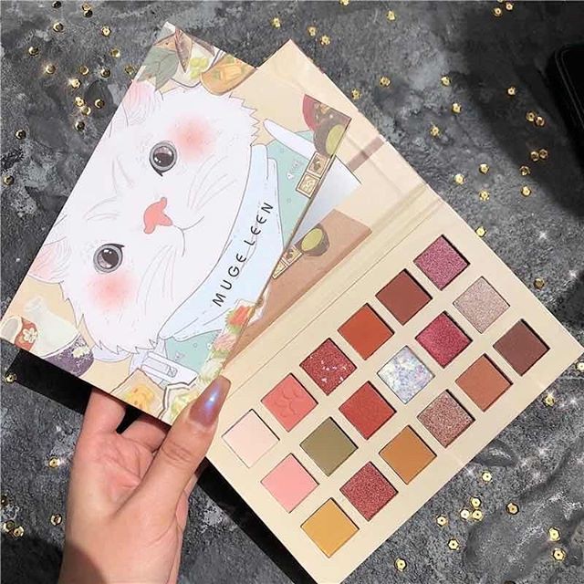 Bảng Phấn Mắt Mèo 18 Ô Hàng Cao Cấp Nội Địa Trung