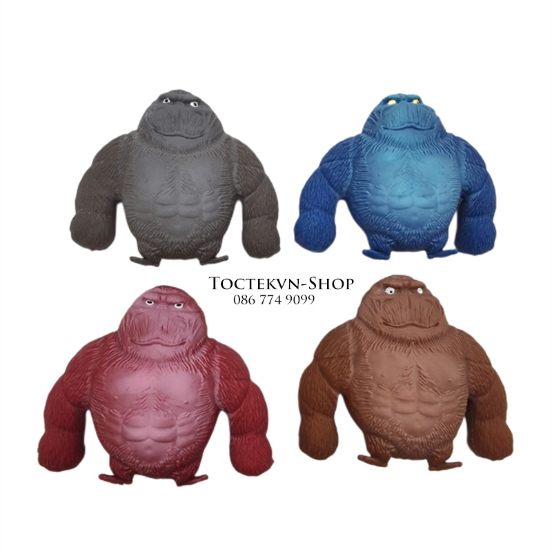 Khỉ đột King Kong co giãn xả tresss siêu to 400 gam.