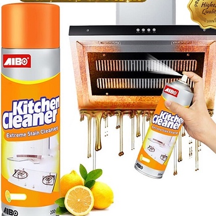 Bình xịt tẩy rửa bếp, máy hút mùi, lò nướng AIBO chính hãng hiệu năng vượt trội