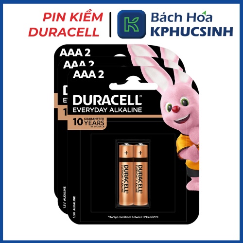 Pin kiềm Duracell Everyday aaa vỉ 2 viên KPHUCSINH - Hàng Chính Hãng