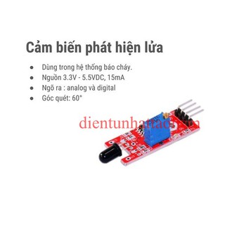 CẢM BIẾN PHÁT HIỆN LỬA