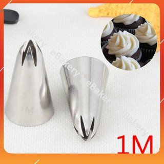[Loại tốt] Đui/đuôi đúc bắt kem inox 1M, 2D dùng trang trí bánh - eBakery