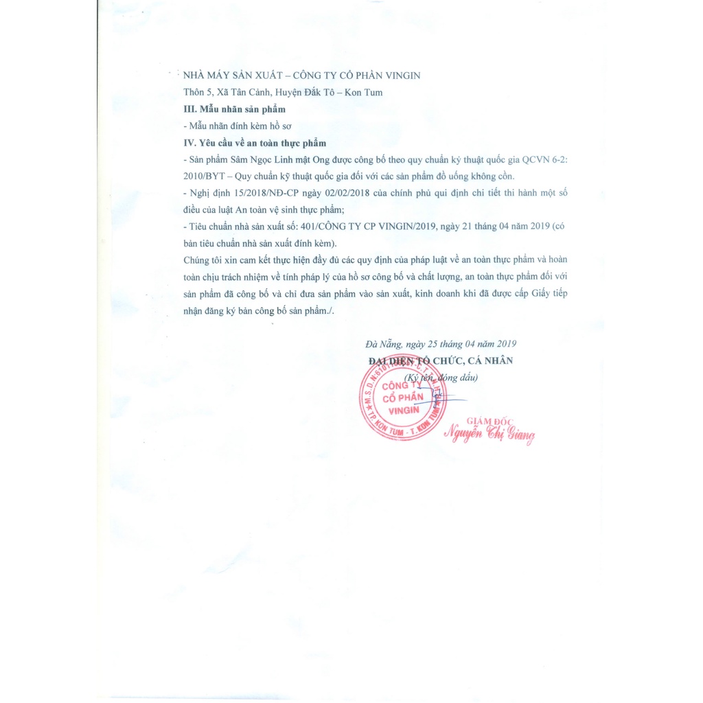 Sâm Ngọc Linh Kon Tum K5 Ngâm Mật Ong