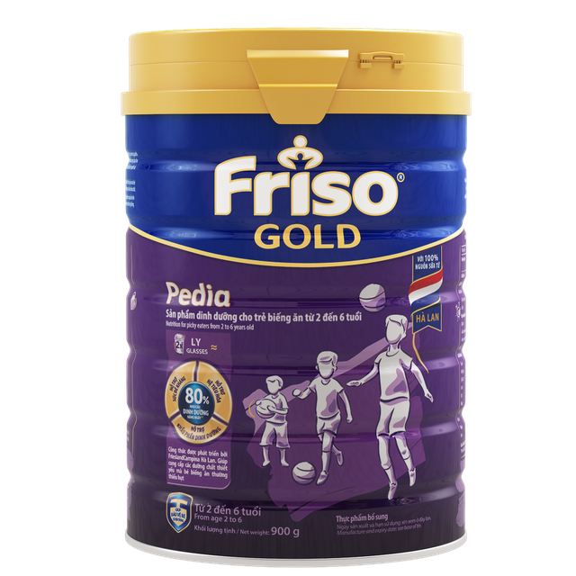 [Tặng Bộ Xe Lửa Tập Đếm] Sữa Bột FRISO Pedia 900g
