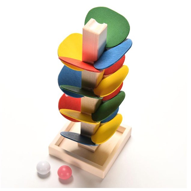 Cây gỗ thả bi lăn trang trí bàn làm việc