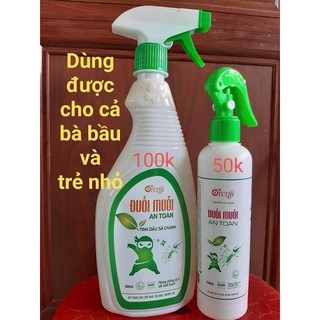 CHAI XỊT ĐUỔI MUỖI ORENJI TINH DẦU SẢ CHANH AN TOÀN CHO BÉ