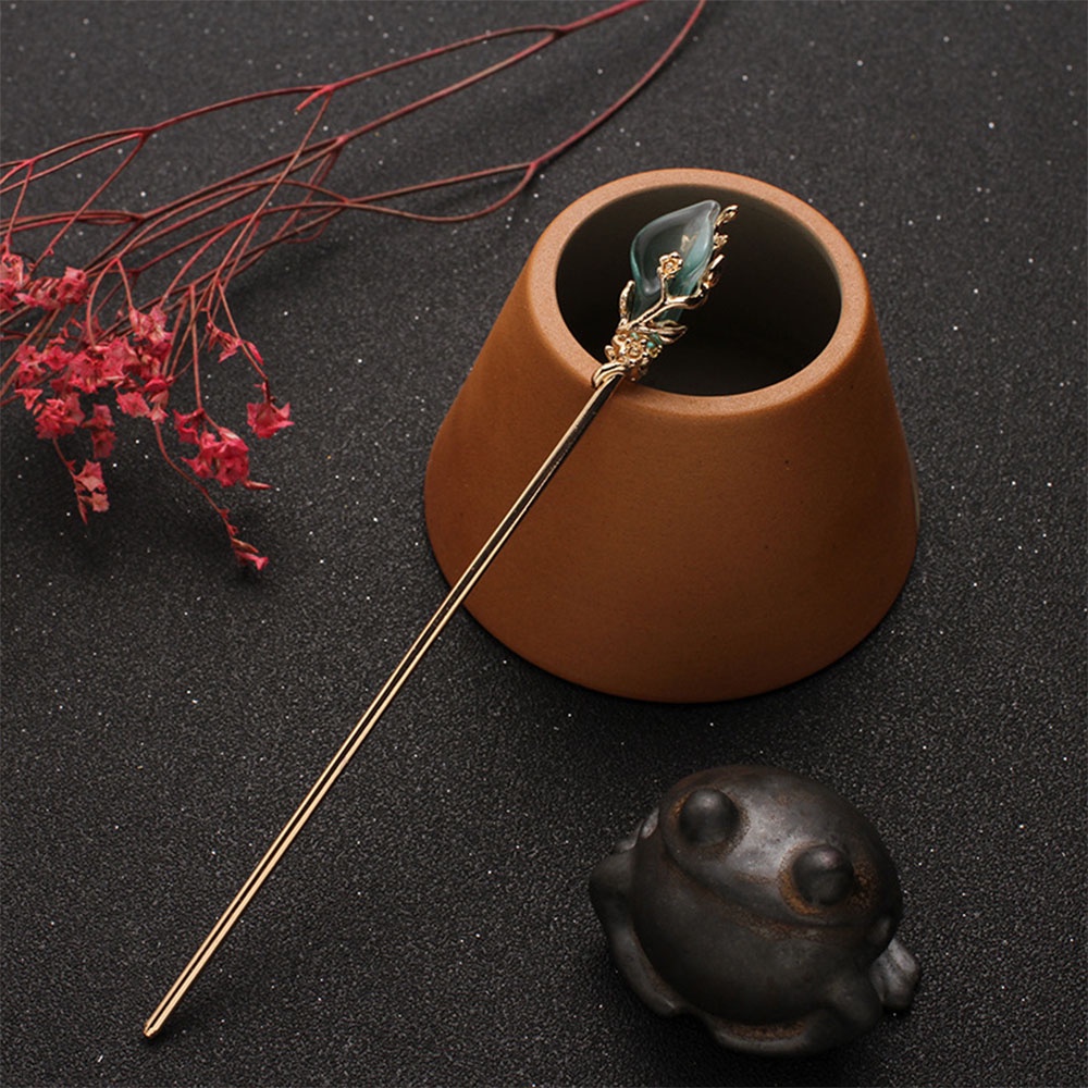 Trâm cài tóc bằng kim loại phong cách cổ điển cho nữ