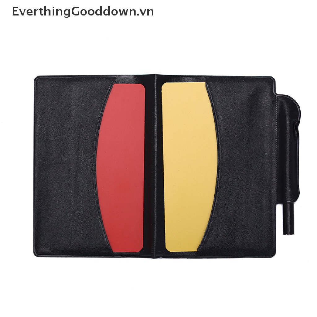 Everthinggooddown Ví Đựng Thẻ Vàng / Thẻ Đỏ Trọng Tài Bóng Đá Chuyên Nghiệp