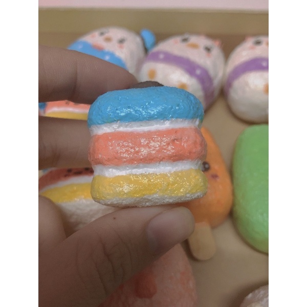 Squishyhandmade bánh pancake mini