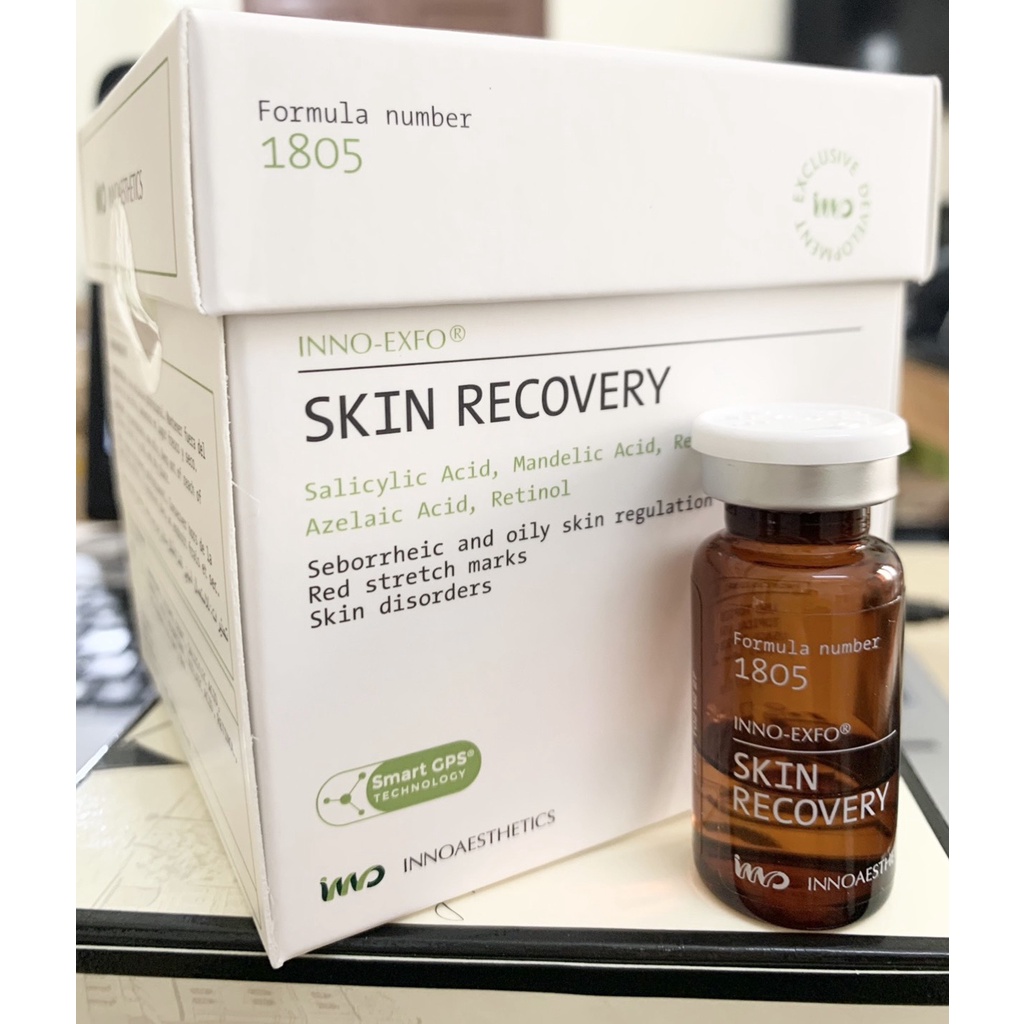 Hoạt chất tái tạo peel da mụn Skin Recovery ( Tặng 1 chổi quét peel , 1 nút bóp )