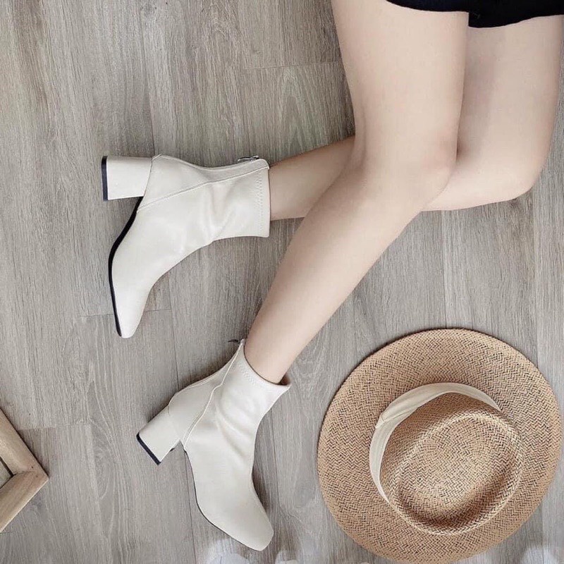 Giày bốt da mềm khóa sau cho bạn gái | BigBuy360 - bigbuy360.vn