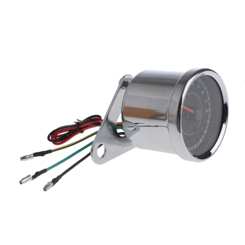 Đồng Hồ Đo Tốc Độ Xe Máy DC 12V 13K RPM Có Đèn LED Cho Honda Yamaha Suzuki