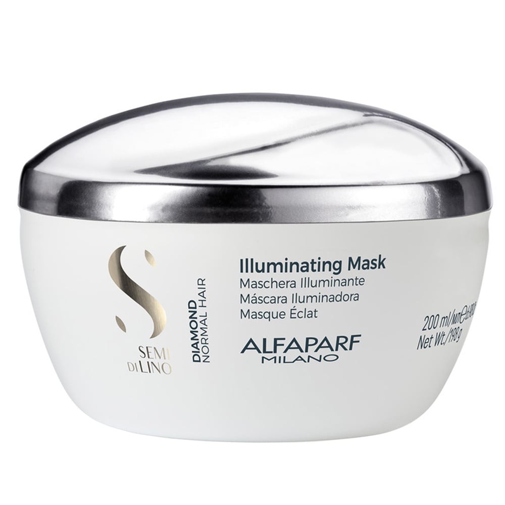 Mặt nạ Diamond chăm sóc tóc bóng mượt Semi Dilino Illuminating Mask Alfaparf 200ml