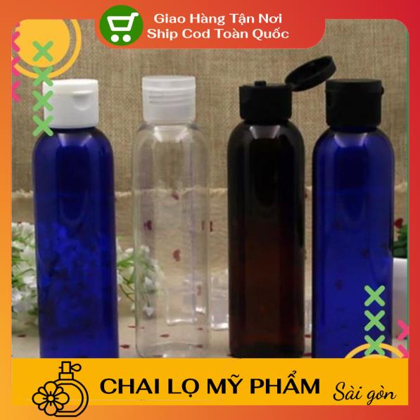 Chai Chiết Mĩ Phẩm ❤ SIÊU RẺ ❤ Chai lọ nhựa pet nắp bật [100ml/50ml/30ml/20ml] chiết mỹ phẩm, dầu gội, sữa tắm