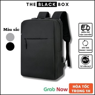 Balo Đựng Laptop 13 Inch, 14 Inch 15.6 Inch Nhỏ Gọn Phù Hợp Học Sinh, Sinh Viên, Dân Văn Phòng Freeship - The Black Box