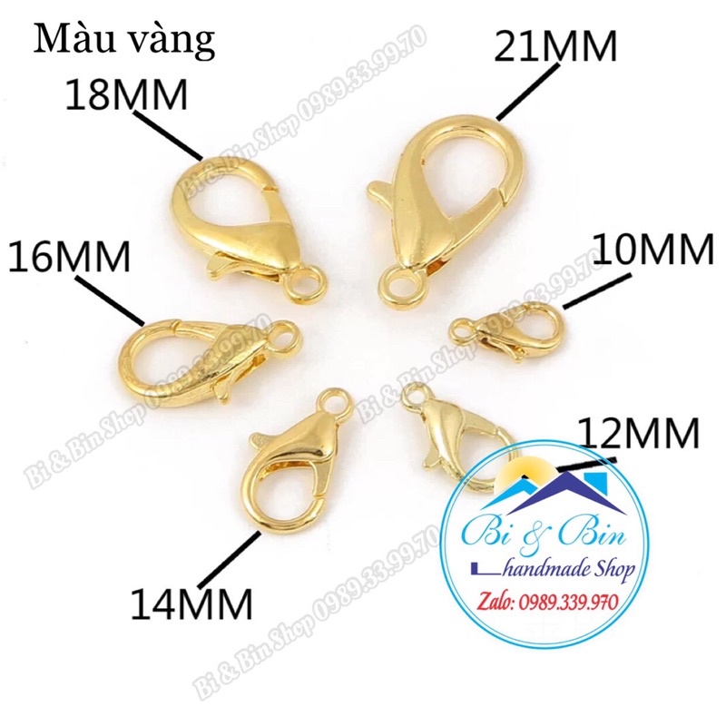 Gói 20 Cái Móc Càng Cua Làm Vòng Đeo Tay, Dây Chuyền, Trang Sức Handmade - PK422