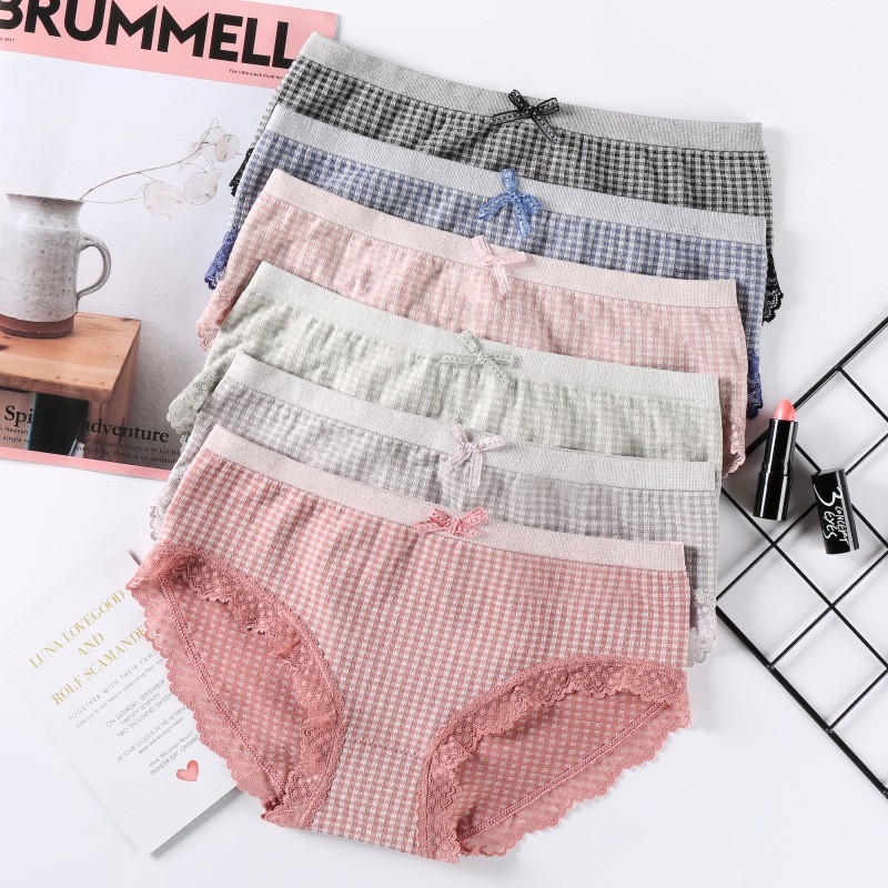 Quần Lót Muji Kẻ Caro Cao Cấp Siêu Mềm Mịn có sẵn