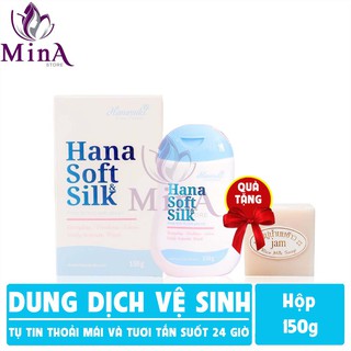 Dung Dịch Vệ Sinh HANA SOFT & SILK - Làm Sạch, Chăm Sóc Vùng Kín Hằng Ngày (150g)