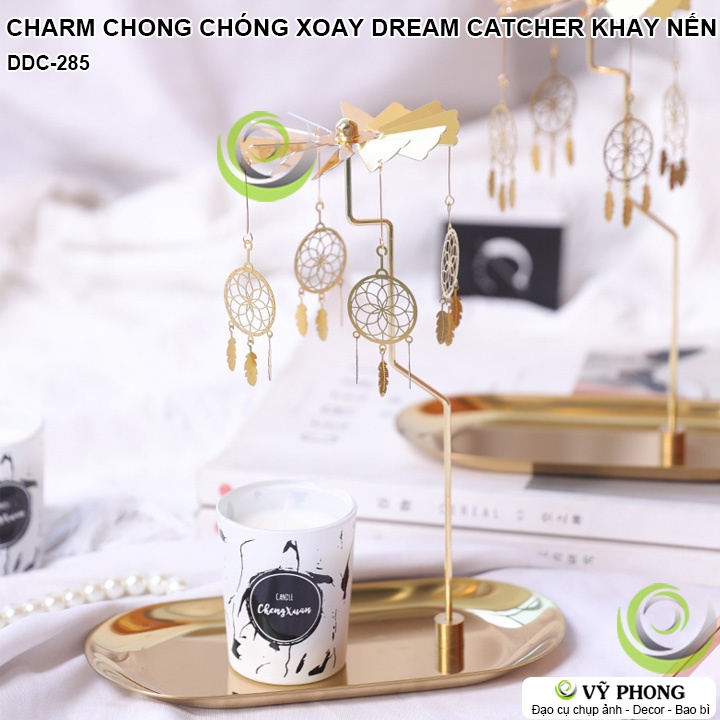 CHARM CHONG CHÓNG XOAY DREAM CATHCHER KHAY NẾN PHỤ KIỆN CHƠI NẾN DECOR TRANG TRÍ ĐẠO CỤ CHỤP SẢN PHẨM INS DDC-285