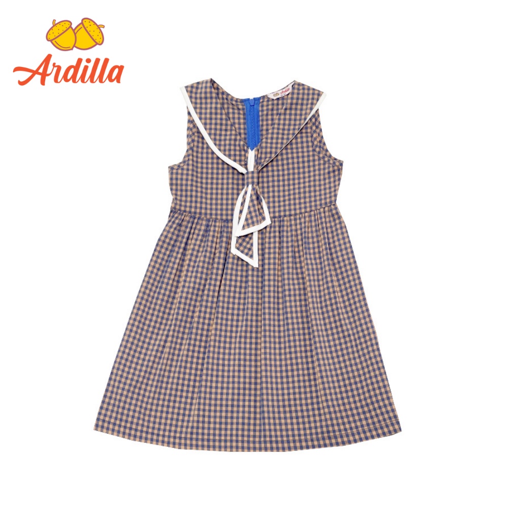 Váy Thủy Thủ Sát Nách Bé Gái ARDILLA Thiết Kế Đuôi Cá Dễ Thương, Chất Liệu Cotton Thoáng Mát Cho Bé 2-9 Tuổi K165GS21