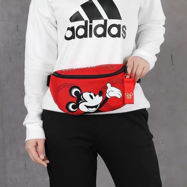 [Mã SPE72547 Hoàn 10k Shopee Xu] Túi Đeo Chéo Adidas Neo x Mickey Phong Cách Thời Trang