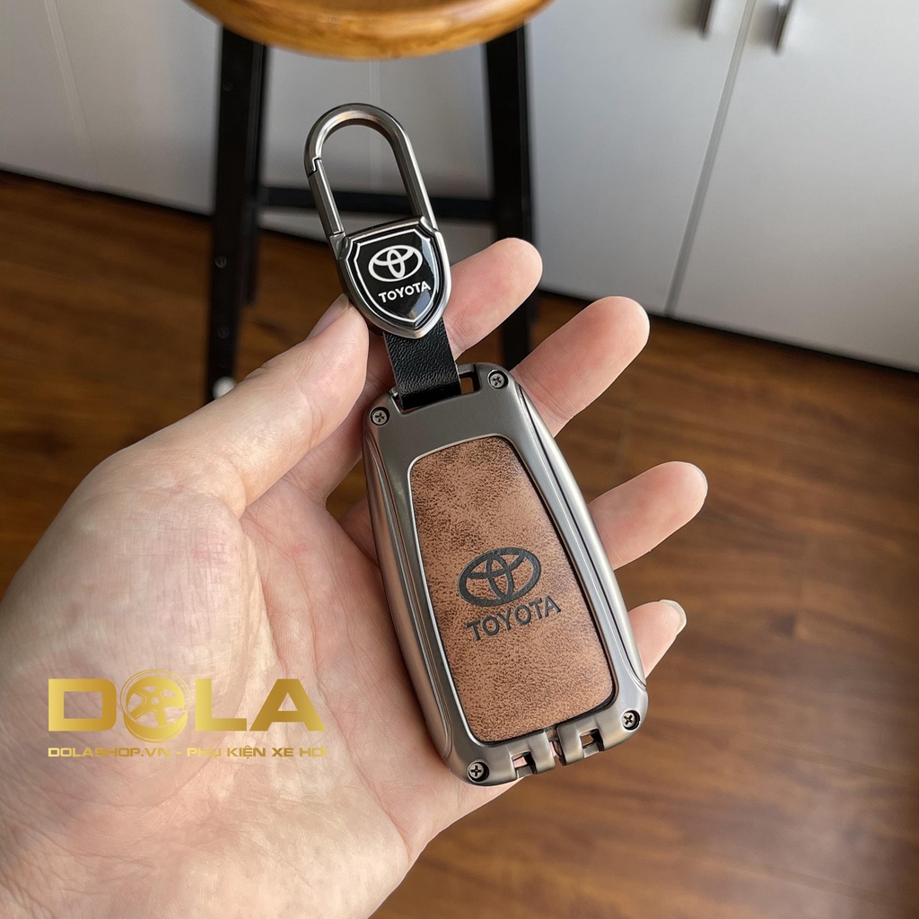 Vỏ ốp khoá xe hơi, Bọc chìa ô tô Toyota Camry 2019~2022 , Cross Corolla  M03-B1 dolashop