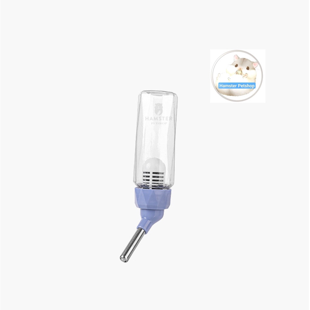 Bình pha lê kèm lọc nước cao cấp cho hamster và thú cưng nhỏ