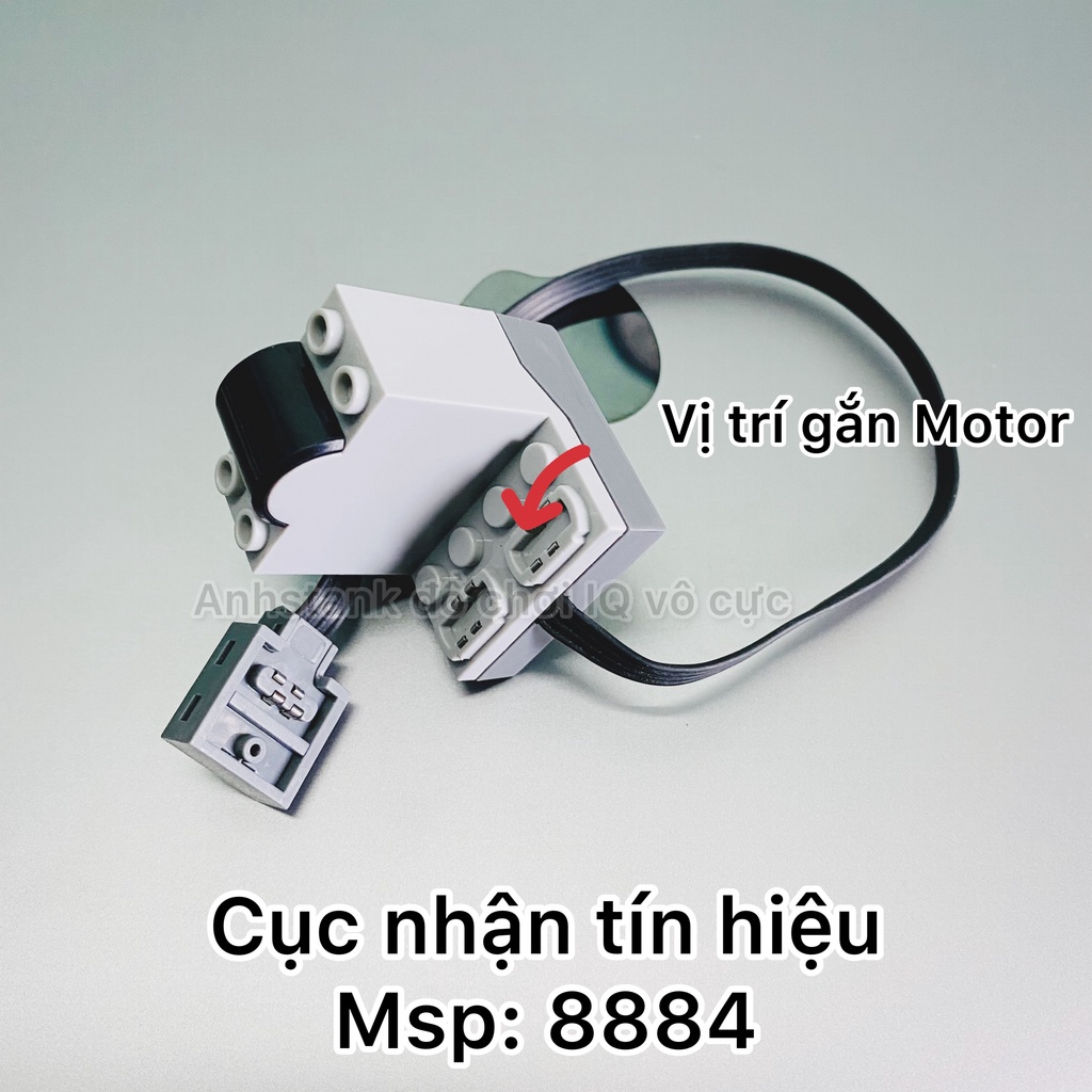 [Giảm giá thần tốc] Động cơ lego điều khiển từ xa dùng cho lego 9686, lego technic Full bảo hành 1:1 mới 1 tháng_Tia hồn