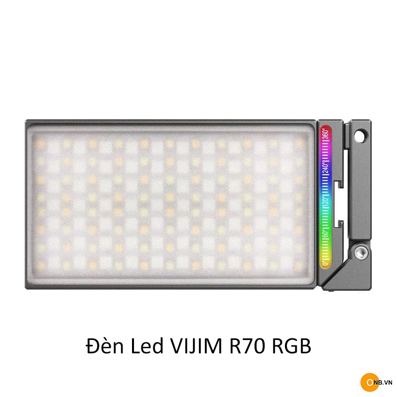 [Mã 159ELSALE hoàn 7% xu đơn 300K] Ulanzi VIJIM R70 RGB - Đèn Led vỏ kim loại chỉnh màu sắc và độ K