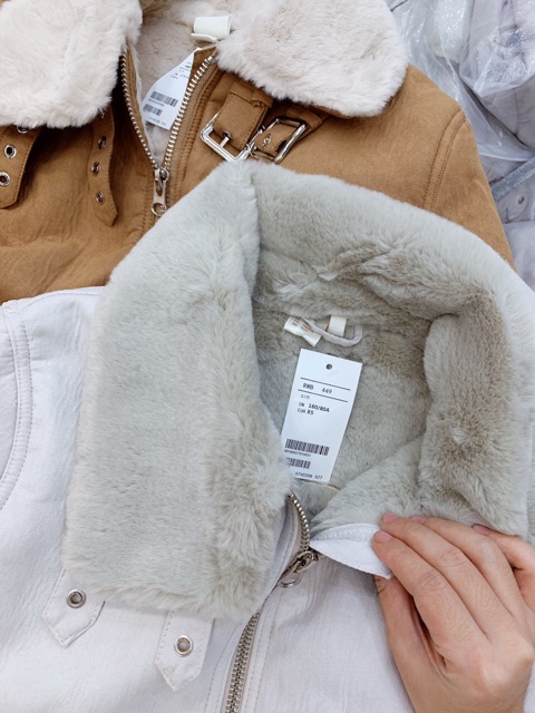 Áo da lộn hm sẵn thanh lý