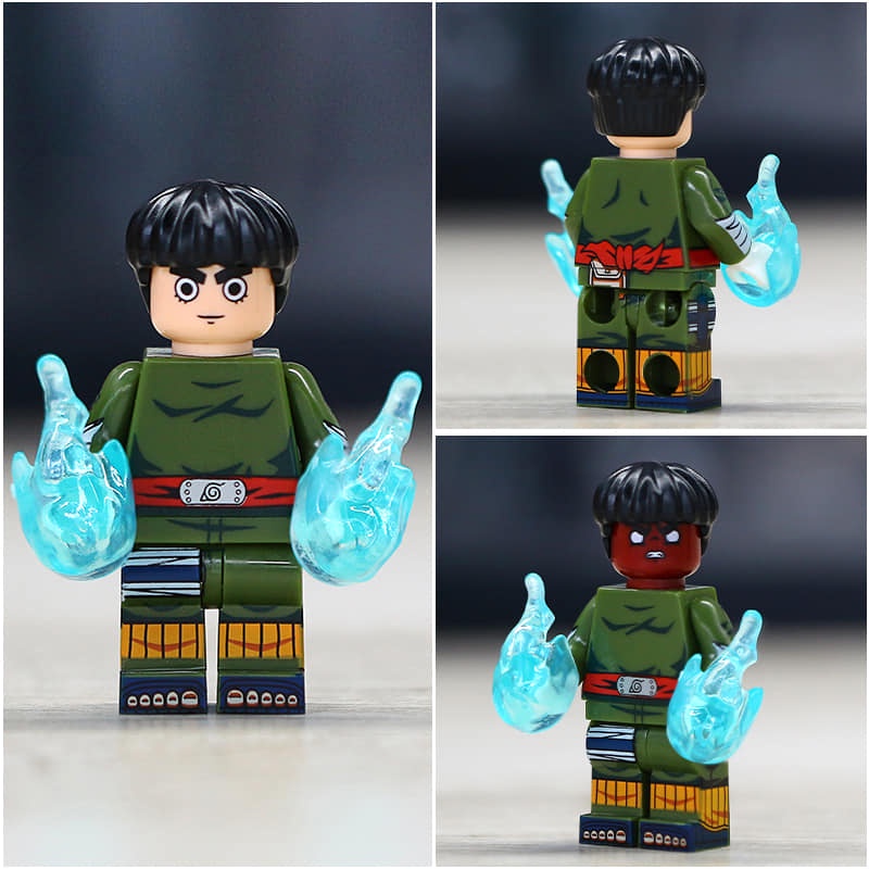 COMBO 8 Minifigures Các Mẫu Nhân Vật Trong Naruto WM6109 MINATO SASUKE  KAKASHIROCK LEE MADARA ZETSU MIGHT GUY